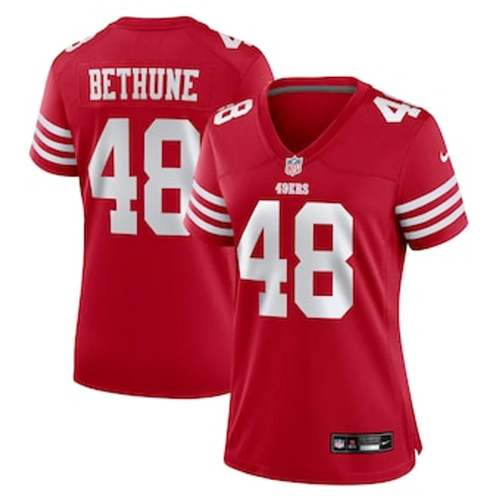 Women's Nike Tatum Bethune  Scarlet San Francisco 49ers Game Jersey