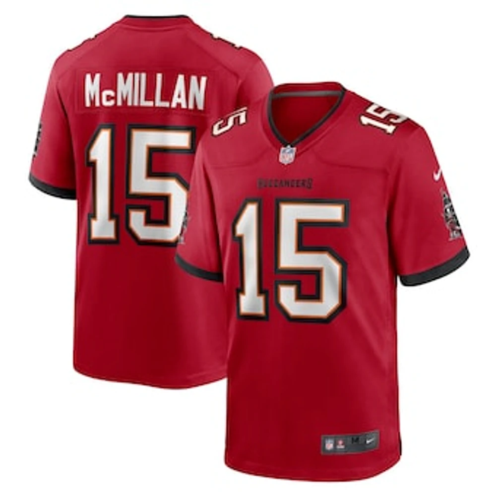 Men's Nike Jalen McMillan  Red Tampa Bay Buccaneers Game Jersey