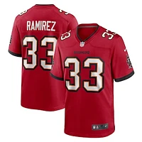 Men's Nike Jose Ramirez  Red Tampa Bay Buccaneers Game Jersey