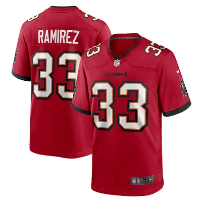 Men's Nike Jose Ramirez  Red Tampa Bay Buccaneers Game Jersey