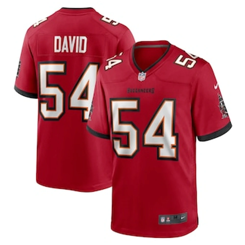 Men's Nike Lavonte David  Red Tampa Bay Buccaneers Game Jersey