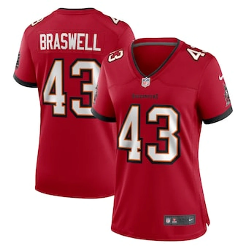 Women's Nike Chris Braswell  Red Tampa Bay Buccaneers Game Jersey