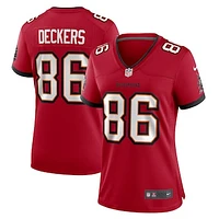 Women's Nike Evan Deckers  Red Tampa Bay Buccaneers Game Jersey