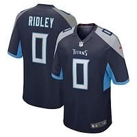 Men's Nike Calvin Ridley  Navy Tennessee Titans Game Jersey