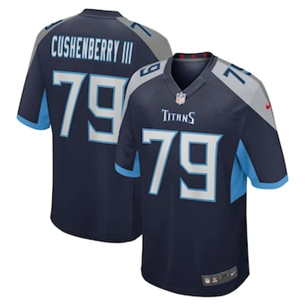 Men's Nike Lloyd Cushenberry III  Navy Tennessee Titans Game Jersey