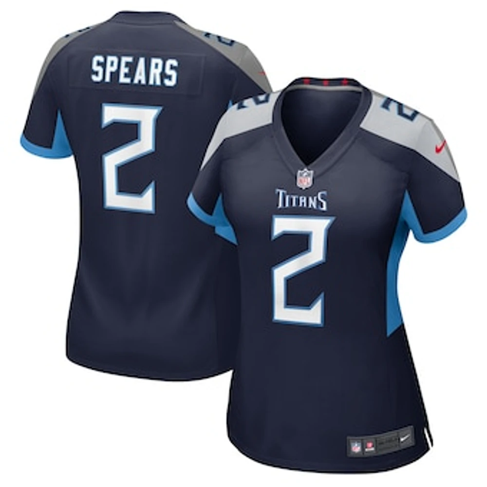 Women's Nike Tyjae Spears  Navy Tennessee Titans Game Jersey