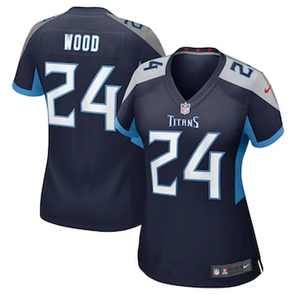 Women's Nike Julius Wood  Navy Tennessee Titans Game Jersey