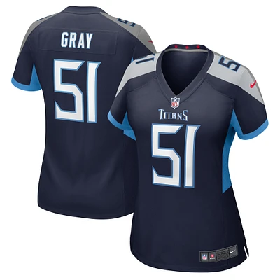 Women's Nike Cedric Gray  Navy Tennessee Titans Game Jersey