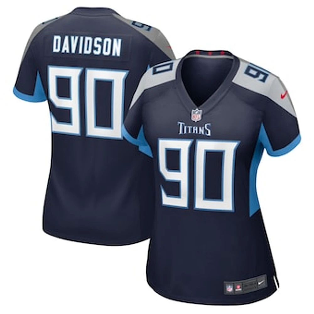 Women's Nike Marlon Davidson  Navy Tennessee Titans Game Jersey