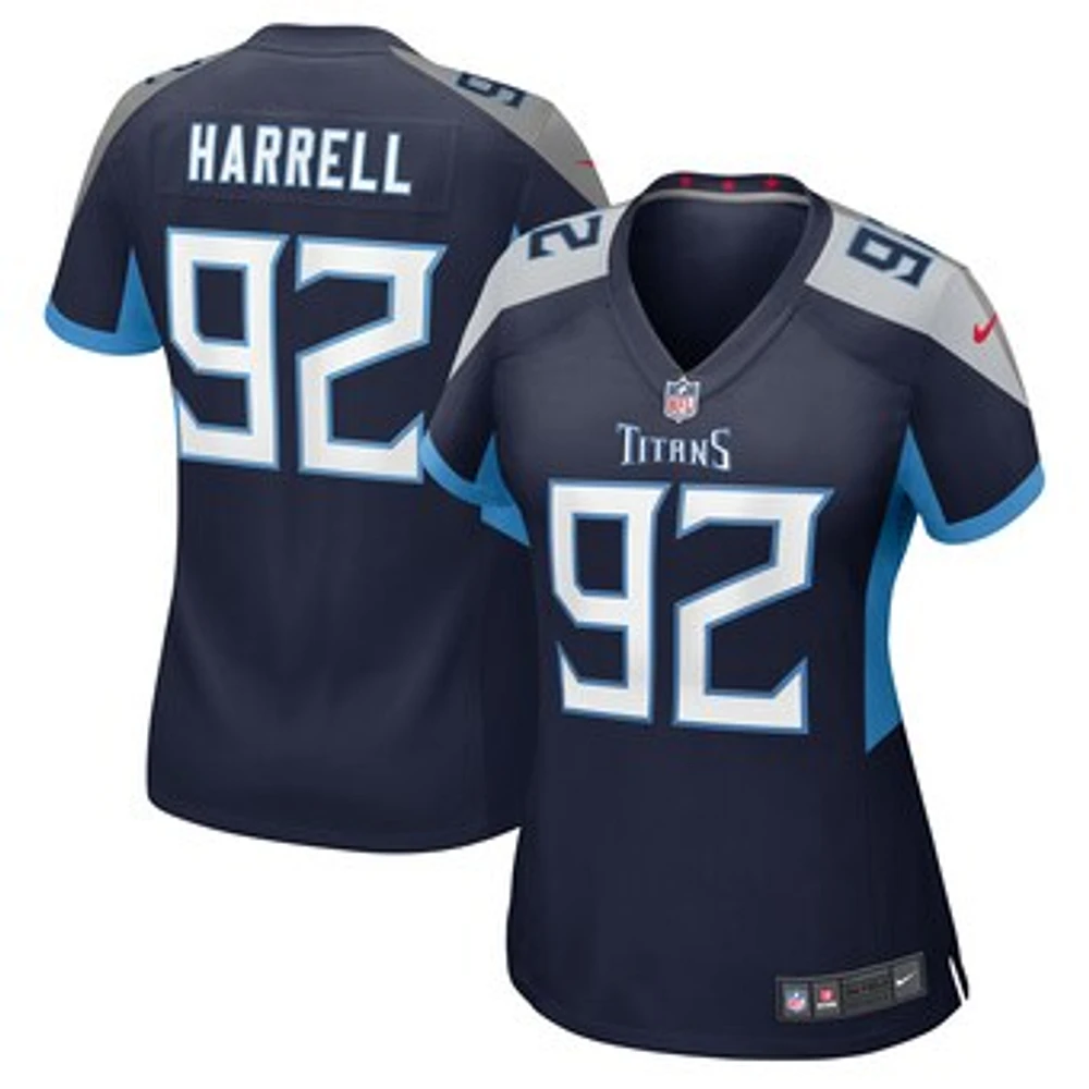 Women's Nike Jaylen Harrell  Navy Tennessee Titans Game Jersey