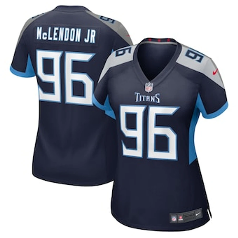 Women's Nike TK McLendon Jr.  Navy Tennessee Titans Game Jersey