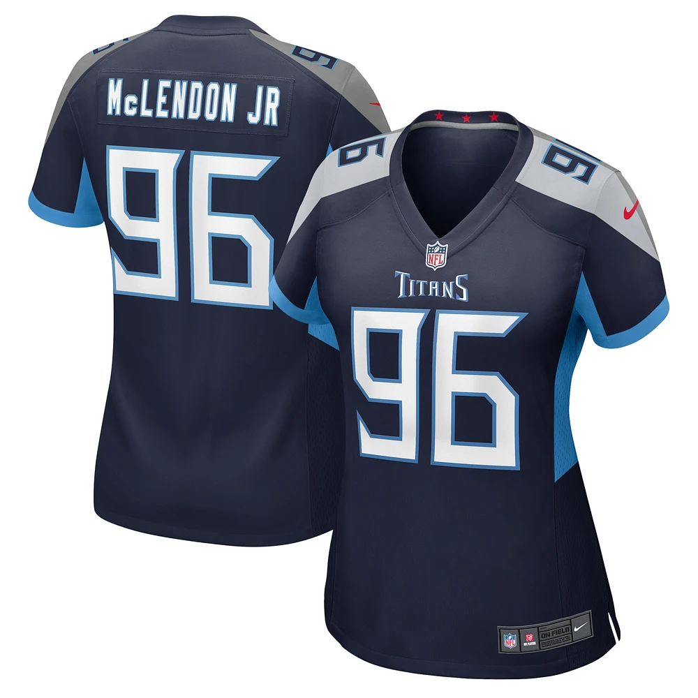 Women's Nike TK McLendon Jr.  Navy Tennessee Titans Game Jersey