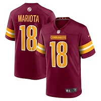 Men's Nike Marcus Mariota  Burgundy Washington Commanders Game Jersey