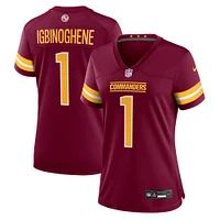 Women's Nike Noah Igbinoghene  Burgundy Washington Commanders Game Jersey