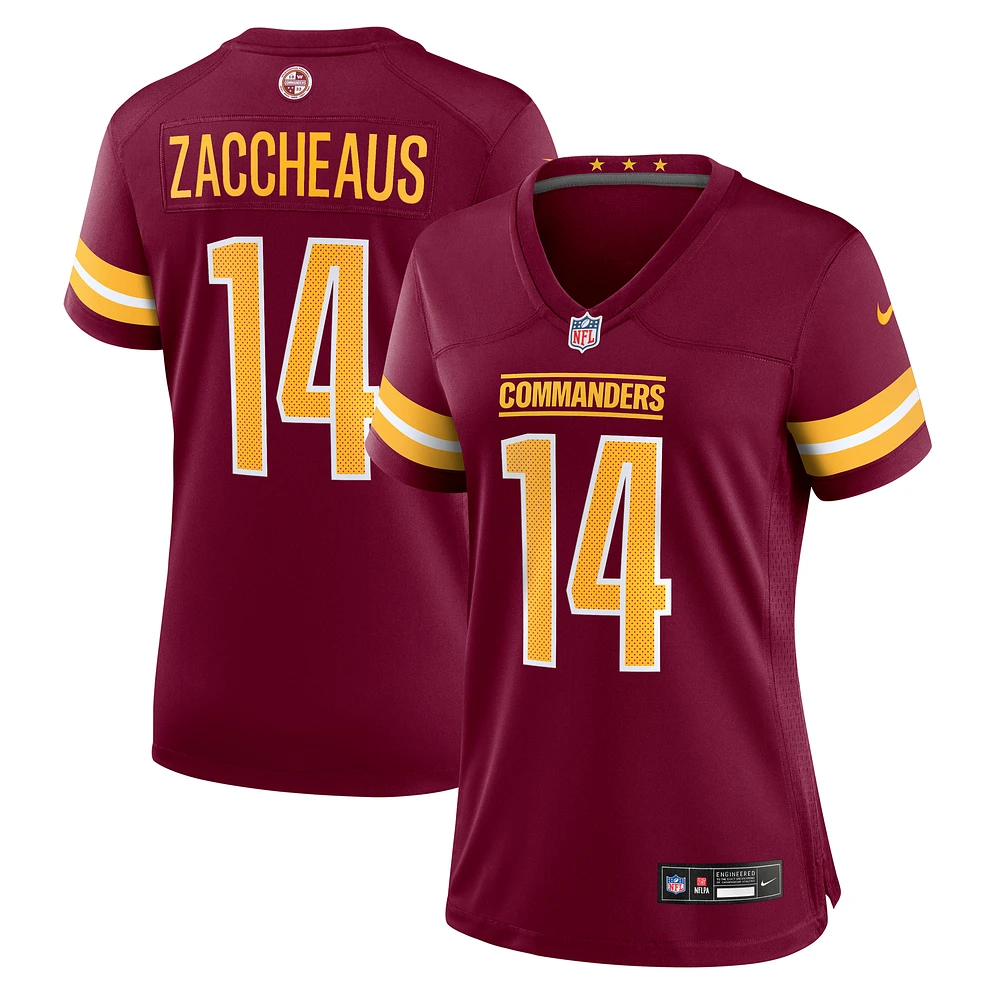 Women's Nike Olamide Zaccheaus  Burgundy Washington Commanders Game Jersey