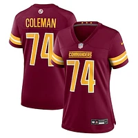 Women's Nike Brandon Coleman  Burgundy Washington Commanders Game Jersey