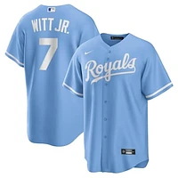 Men's Nike Bobby Witt Jr. Light Blue Kansas City Royals Alternate Replica Jersey