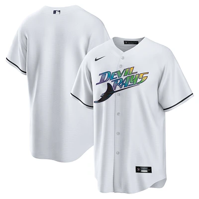 Men's Nike  White Tampa Bay Rays Home Replica Team Jersey