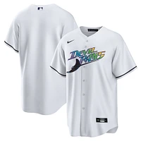 Men's Nike  White Tampa Bay Rays Home Replica Team Jersey