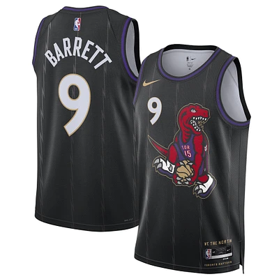 Unisex Nike RJ Barrett Black Toronto Raptors 2024/25 Swingman Player Jersey - City Edition