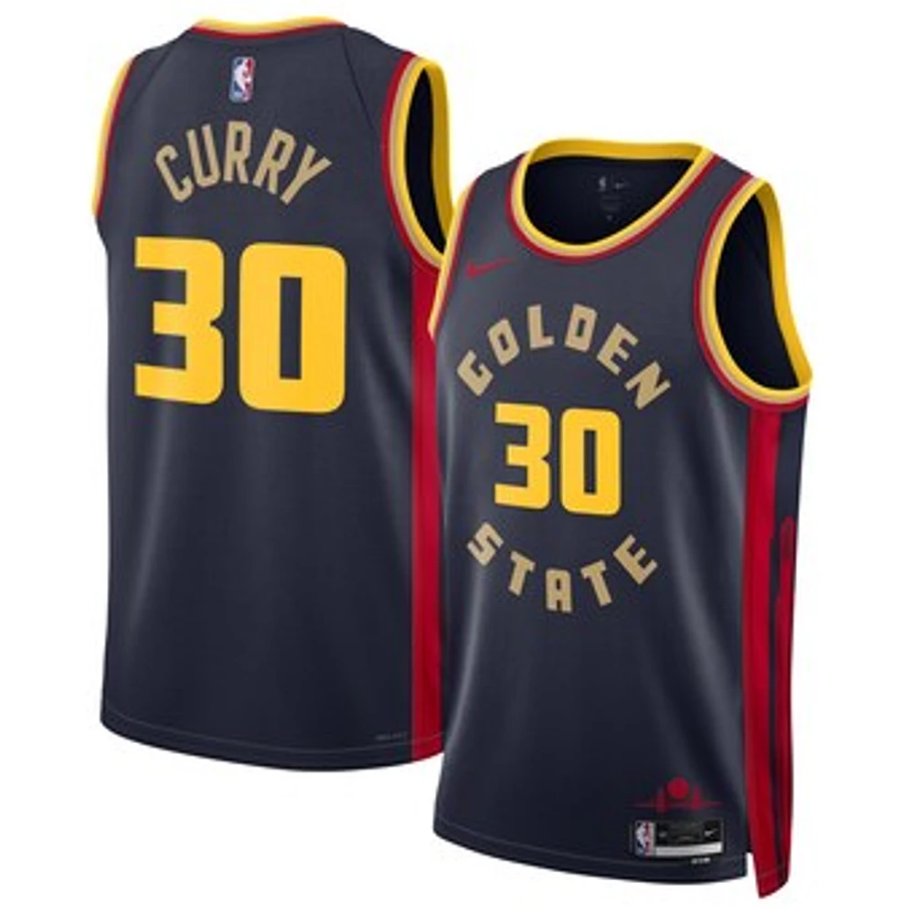 Unisex Nike Stephen Curry College Navy Golden State Warriors 2024/25 Swingman Player Jersey - City Edition