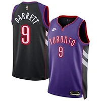 Men's RJ Barrett Purple Toronto Raptors Hardwood Classic Swingman Player Jersey