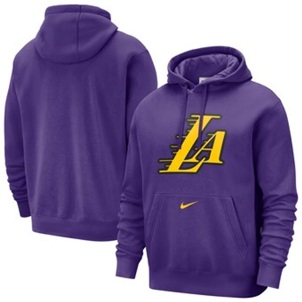 Men's Nike Purple Los Angeles Lakers 2024/25 City Edition Pullover Hoodie