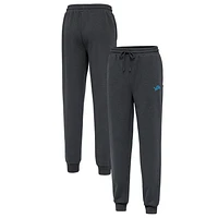 Men's Antigua Heather Charcoal Detroit Lions Idol Jogger Pants