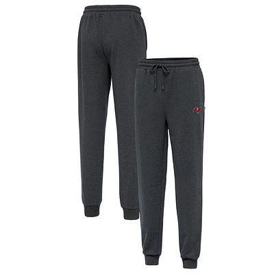 Men's Antigua Heather Charcoal Tampa Bay Buccaneers Idol Jogger Pants