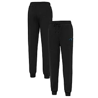 Men's Antigua Black Carolina Panthers Idol Jogger Pants