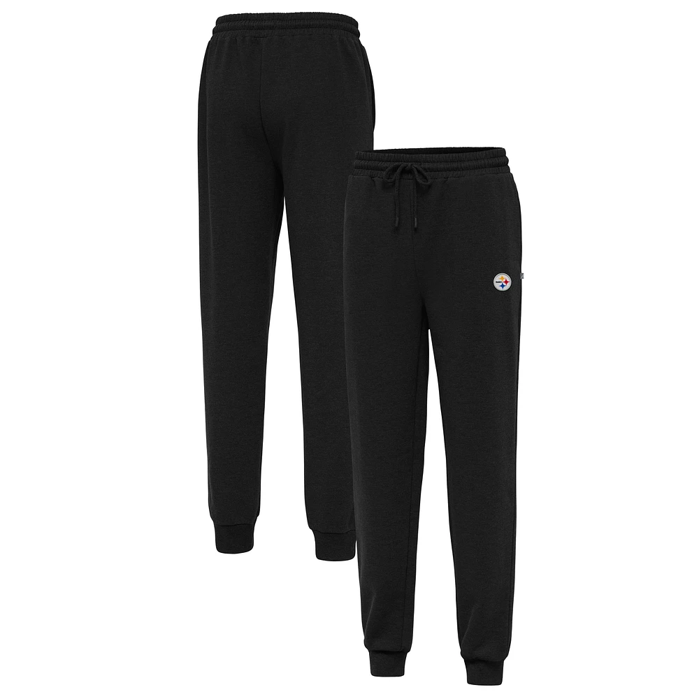 Men's Antigua Black Pittsburgh Steelers Idol Jogger Pants