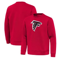 Men's Antigua Red Atlanta Falcons Relevant Lightweight Pullover Sweatshirt