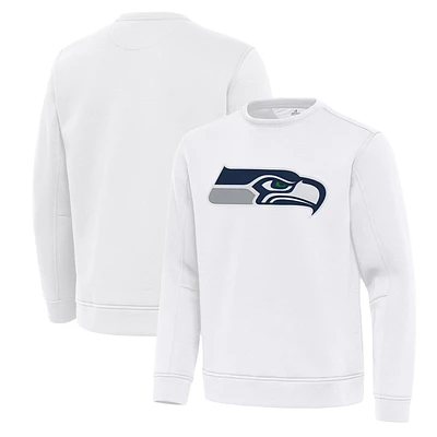 Men's Antigua Seattle Seahawks Relevant Lightweight Pullover Sweatshirt