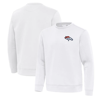 Men's Antigua Denver Broncos Relevant Lightweight Pullover Sweatshirt