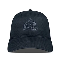 Men's Levelwear Colorado Avalanche Matrix Nightfall Blackout Patch Unstructured Adjustable Hat