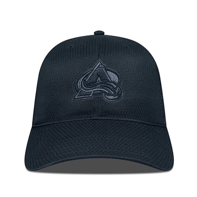 Men's Levelwear Colorado Avalanche Matrix Nightfall Blackout Patch Unstructured Adjustable Hat