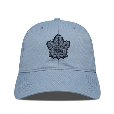 Men's Levelwear Gray Toronto Maple Leafs Matrix Nightfall Blackout Patch Unstructured Adjustable Hat