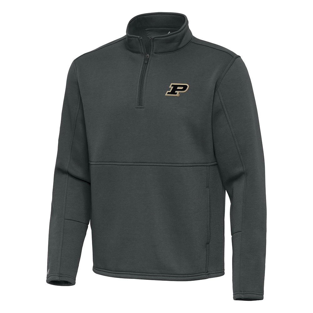 Men's Antigua Purdue Boilermakers Twist Quarter-Zip Pullover Jacket