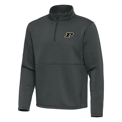 Men's Antigua Purdue Boilermakers Twist Quarter-Zip Pullover Jacket