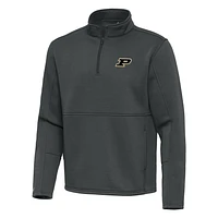 Men's Antigua Purdue Boilermakers Twist Quarter-Zip Pullover Jacket