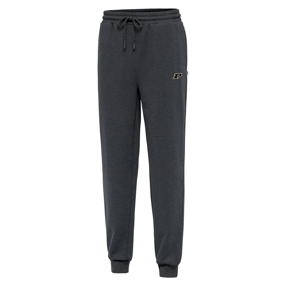 Men's Antigua Heather Charcoal Purdue Boilermakers Idol Jogger Pants
