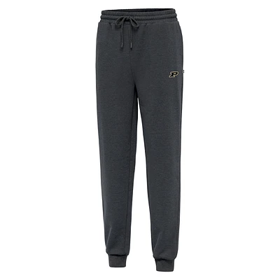 Men's Antigua Heather Charcoal Purdue Boilermakers Idol Jogger Pants