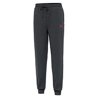 Men's Antigua Heather Charcoal Oklahoma Sooners Idol Jogger Pants