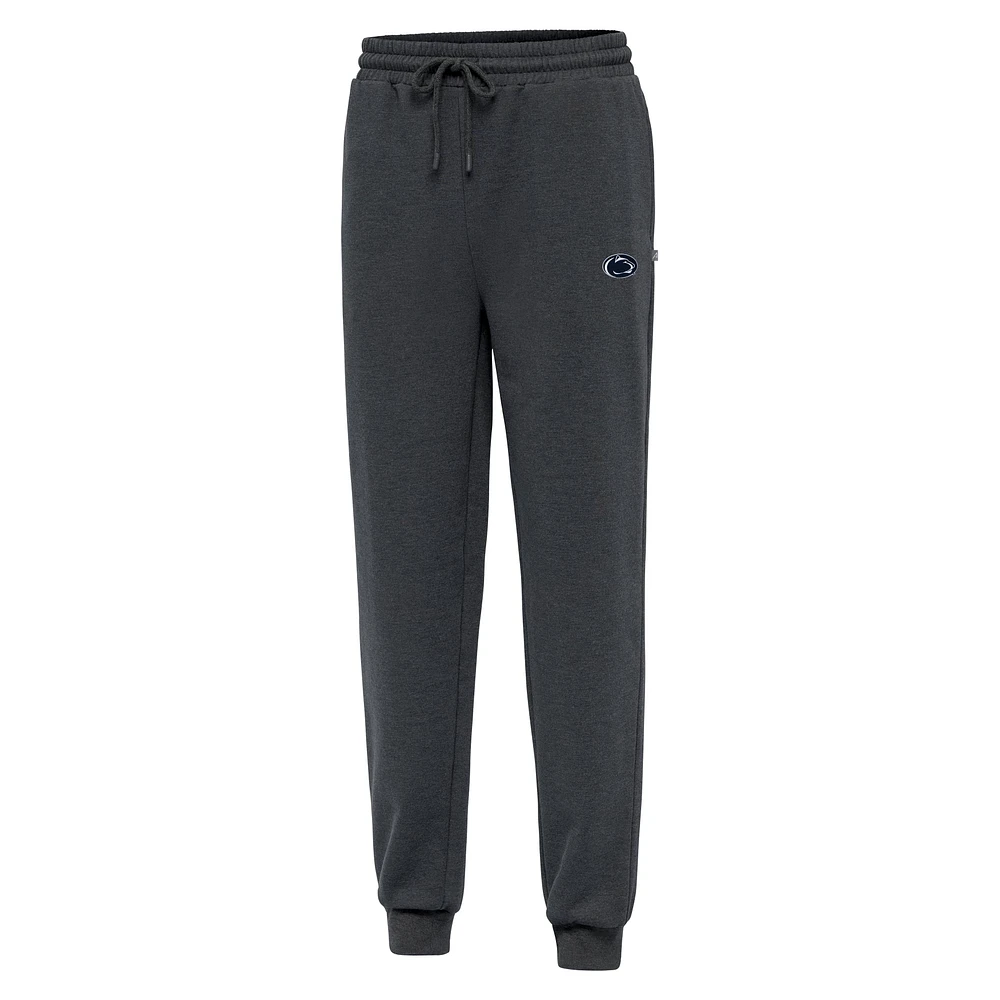 Men's Antigua Heather Charcoal Penn State Nittany Lions Idol Jogger Pants