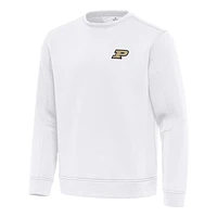 Men's Antigua Purdue Boilermakers Relevant Lightweight Pullover Sweatshirt