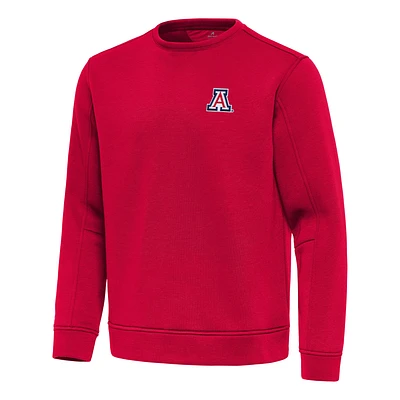Men's Antigua Red Arizona Wildcats Relevant Lightweight Pullover Sweatshirt