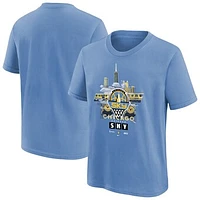 Youth Nike  Sky Blue Chicago Original Content T-Shirt