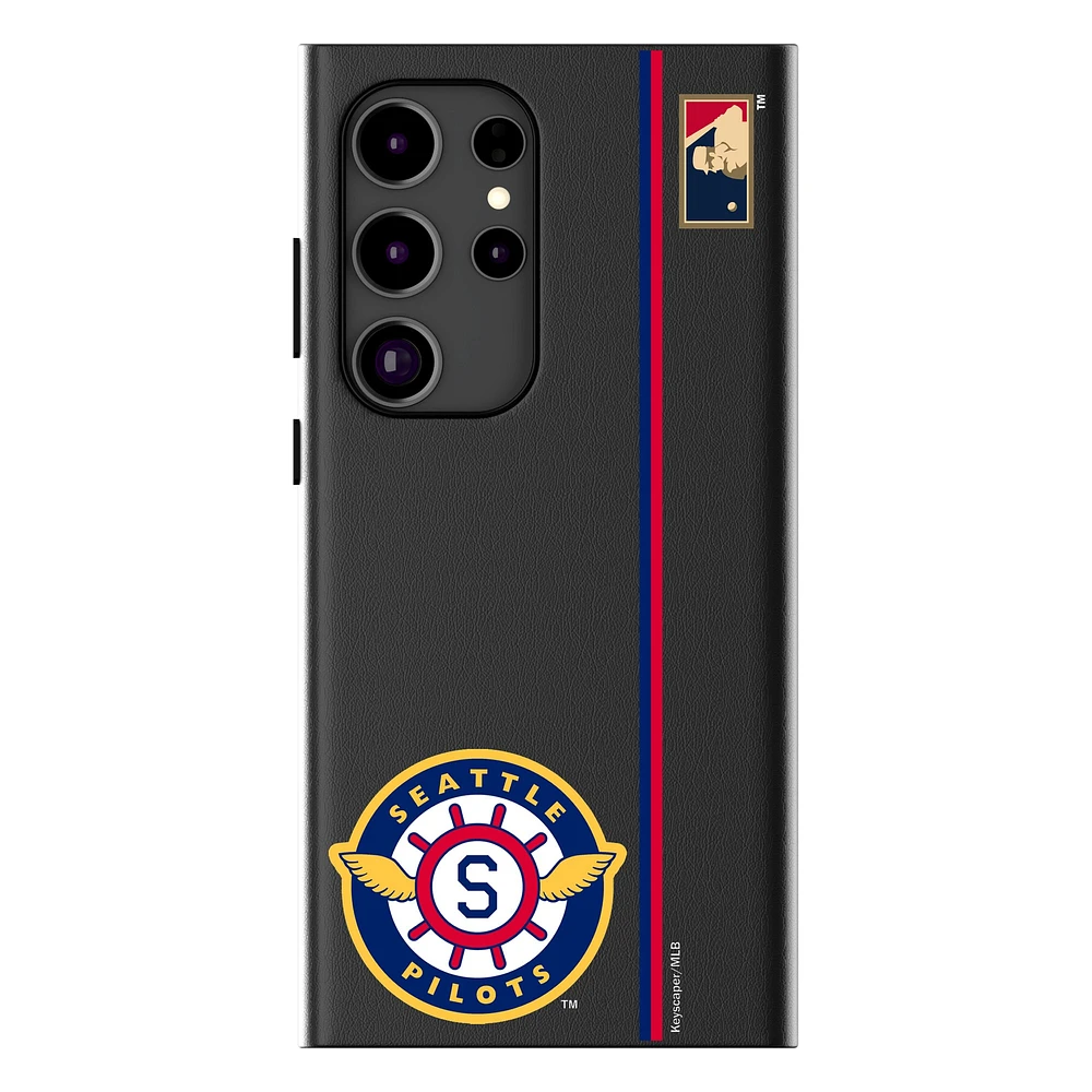 Keyscaper Seattle Pilots Cooperstown Collection Galaxy Magnetic Bump Case