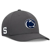 Men's Top of the World  Charcoal Penn State Nittany Lions Reflex Logo Flex Hat