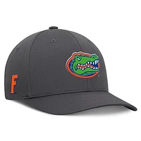 Men's Top of the World  Charcoal Florida Gators Reflex Logo Flex Hat